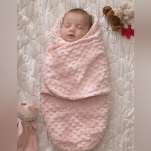 Pink Baby Swaddle Blanket